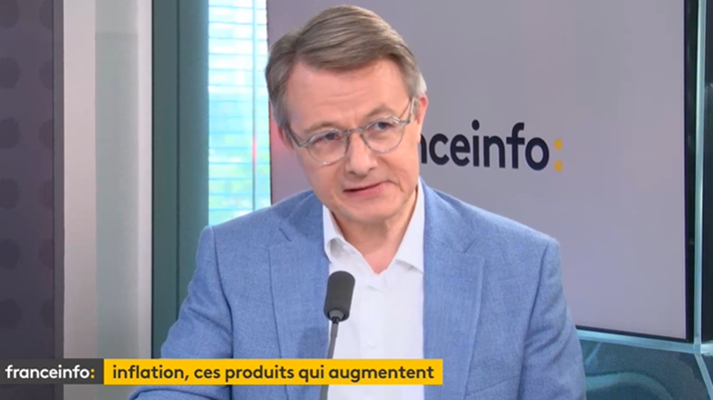 Dominique Schelcher, président de Système U, s’attend à une inflation alimentaire de 8 à 10 % sur l’année 2022. © Capture France Info